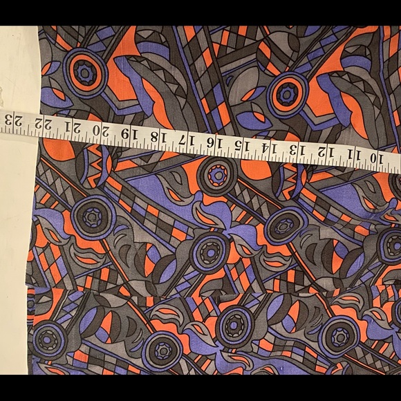 Ann Taylor Geometric Print 100% Silk Lined Mini Skirt Size 14 - Picture 7 of 8